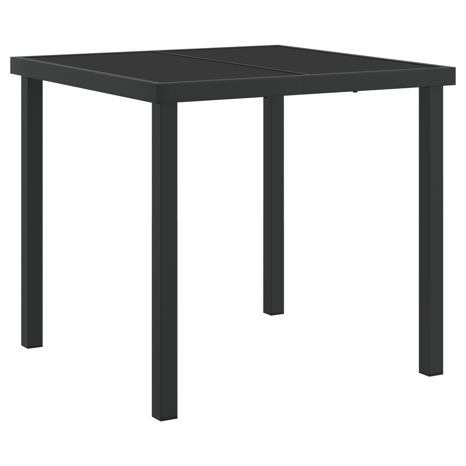Hage Spisegruppe 3 pcs Svart Poly rattan