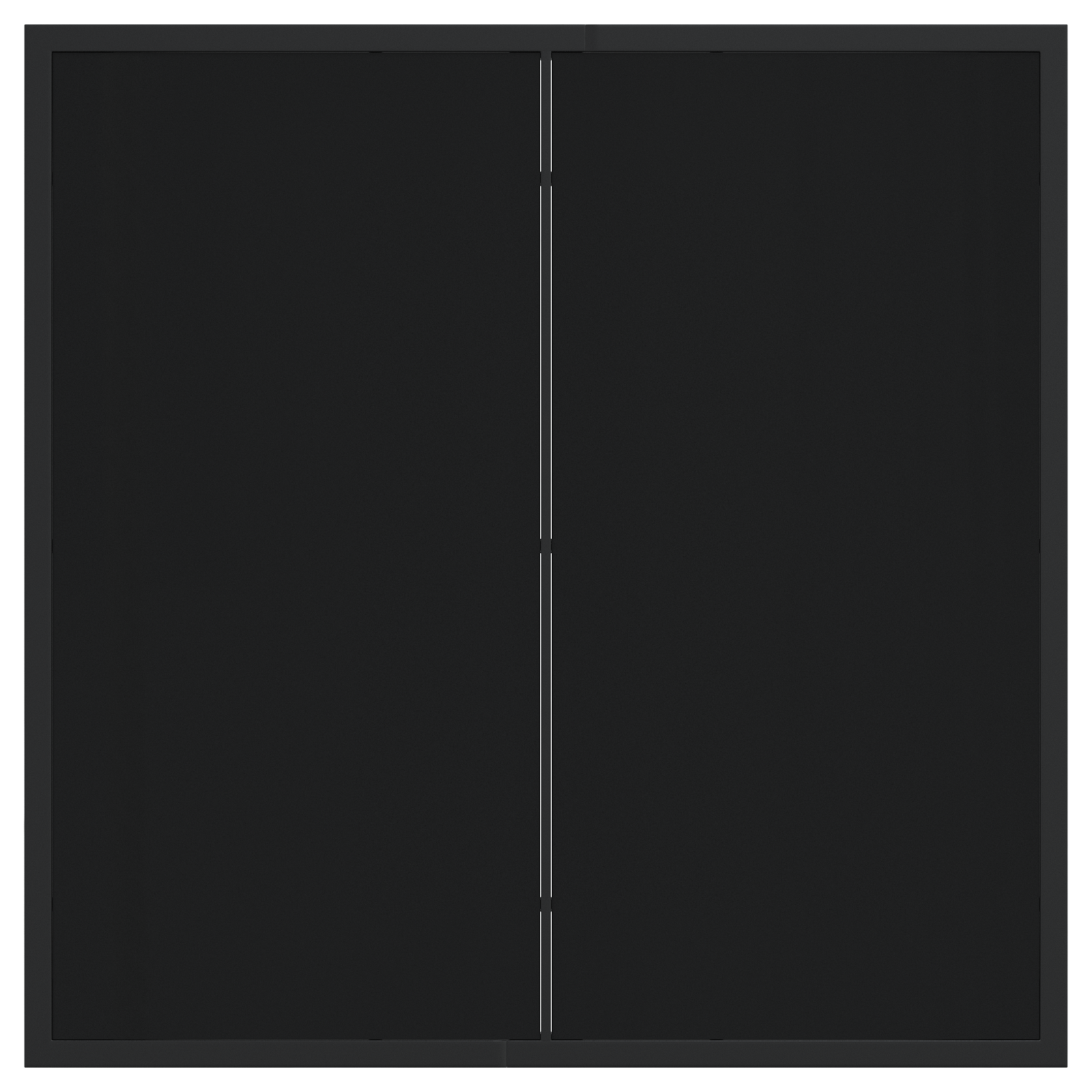 Hage Spisegruppe 5 pcs Svart polyrotting