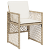 Hage Spisegruppe 5 pcs Beige polyrotting