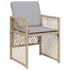 Hage Spisegruppe 5 pcs Beige polyrotting