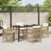 Hage Spisegruppe 5 pcs Beige Poly rattan