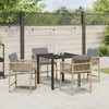 Hage Spisegruppe 5 pcs Beige polyrotting