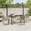 Hage Spisegruppe 5 pcs Beige polyrotting
