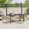 Hage Spisegruppe 5 pcs Beige polyrotting