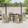 Hage Spisegruppe 5 pcs Beige polyrotting