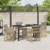 Hage Spisegruppe 5 pcs Beige polyrotting