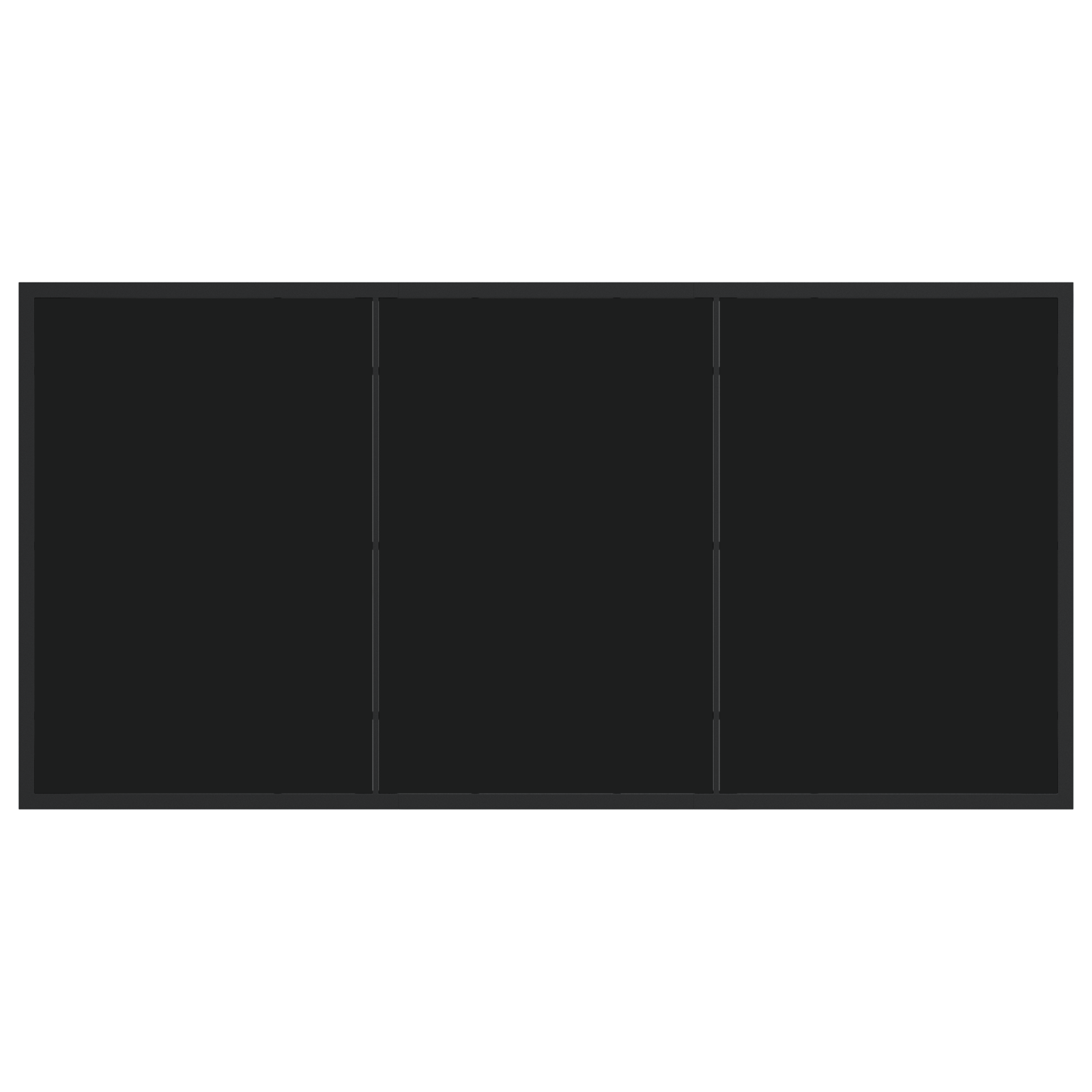 Hage Spisegruppe 5 pcs Svart polyrotting