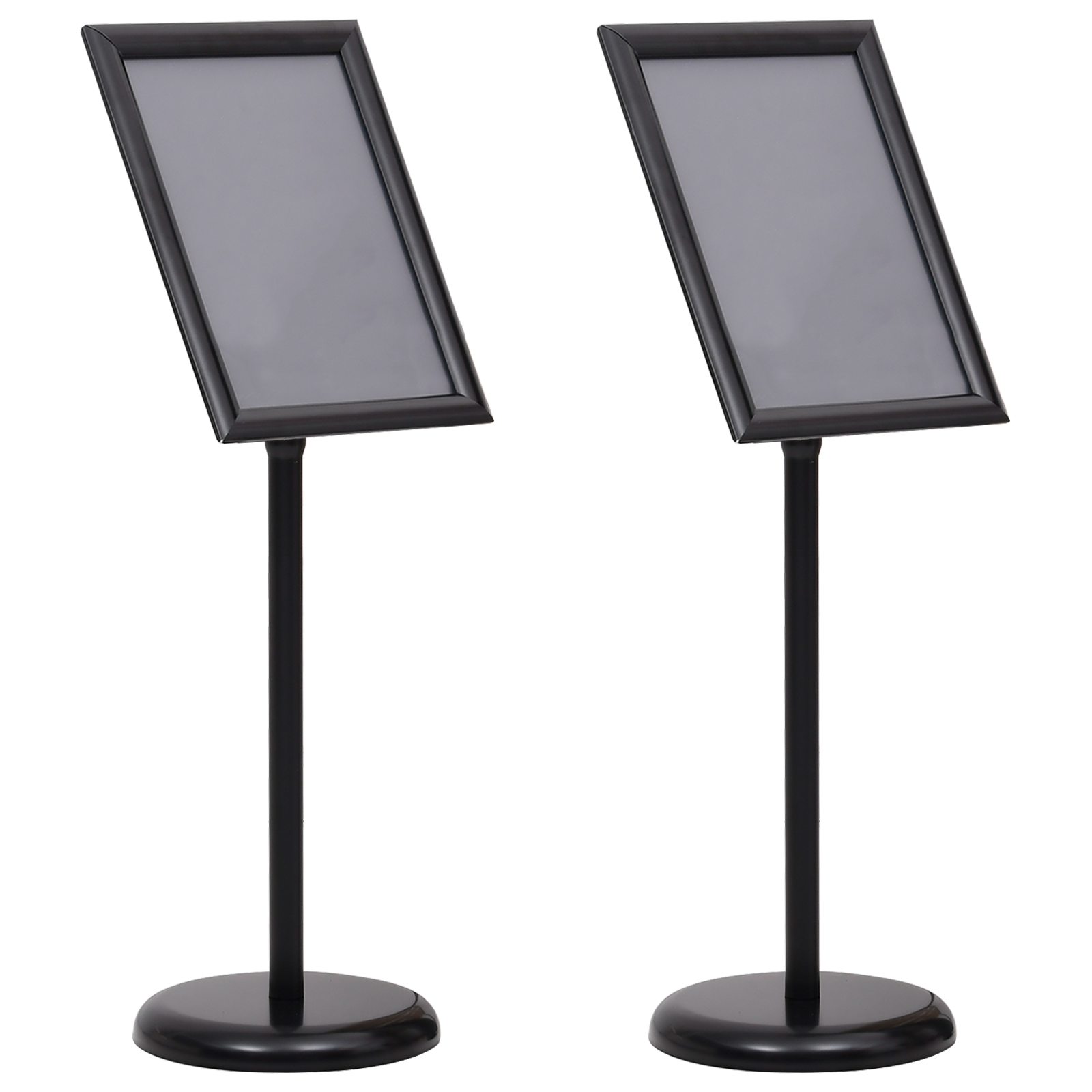 Plakatstativer 2 pcs Svart 45 x 33 x 88 cm Aluminiumlegering