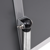 Plakatstativer 2 pcs sølv 45 x 33 x 88 cm Aluminiumlegering