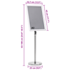 Plakatstativer 2 pcs sølv 45 x 33 x 88 cm Aluminiumlegering