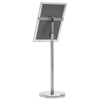 Plakatstativer 2 pcs sølv 32.5x 24 x 78 cm Aluminiumlegering
