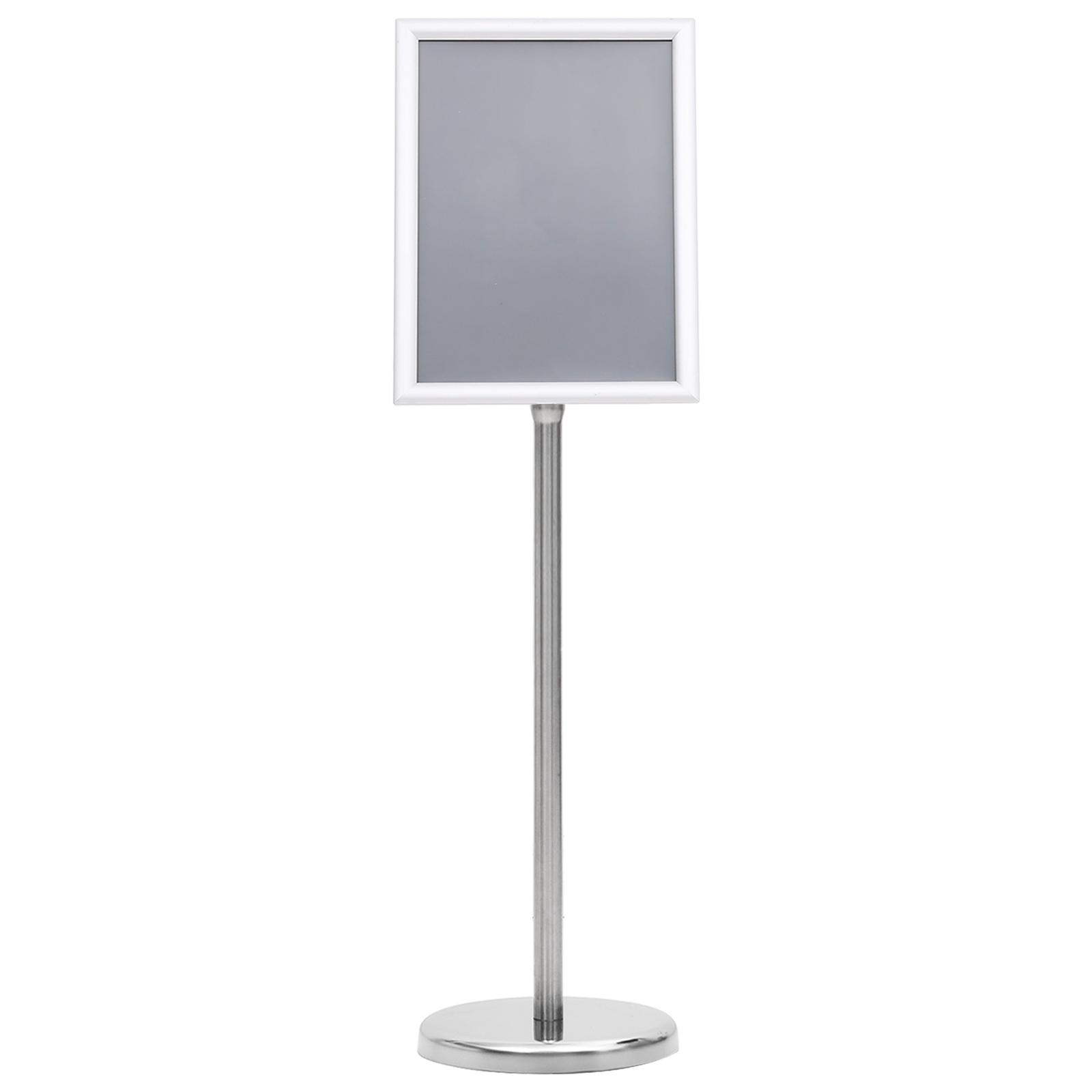 Plakatstativer 2 pcs sølv 32.5x 24 x 78 cm Aluminiumlegering