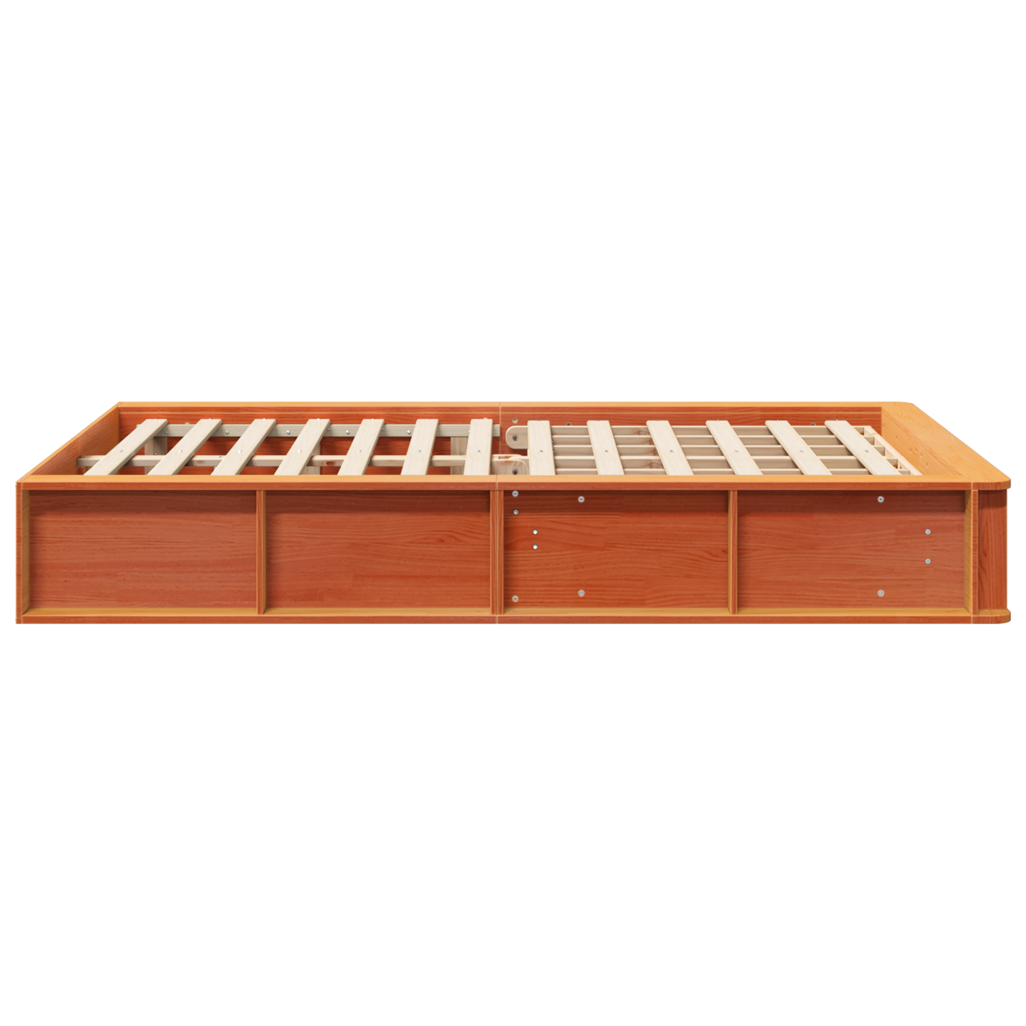 Sengestamme Vokset Brun 140 x 200 cm Massiv furu