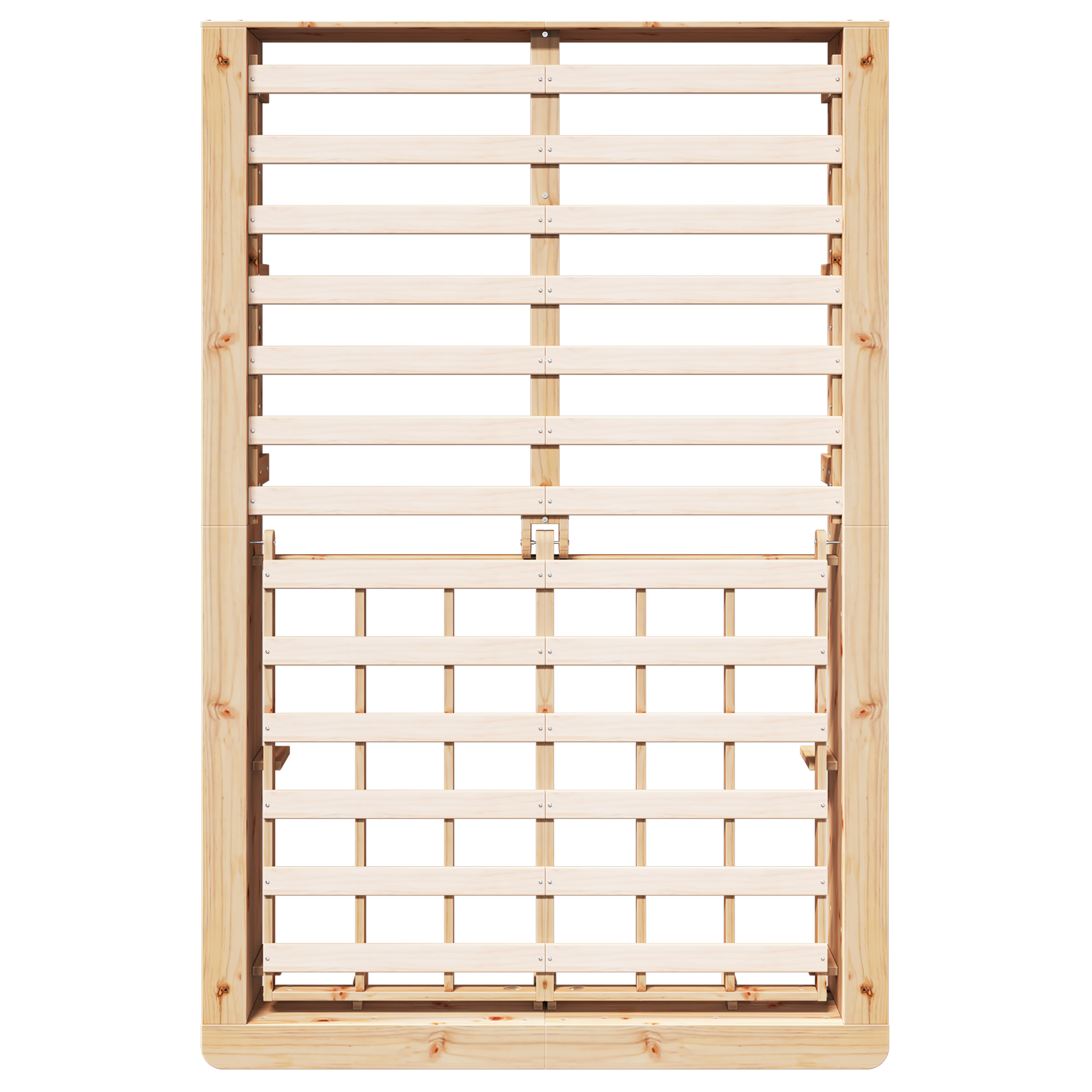 Sengestamme Brun 120 x 200 cm Massiv furu