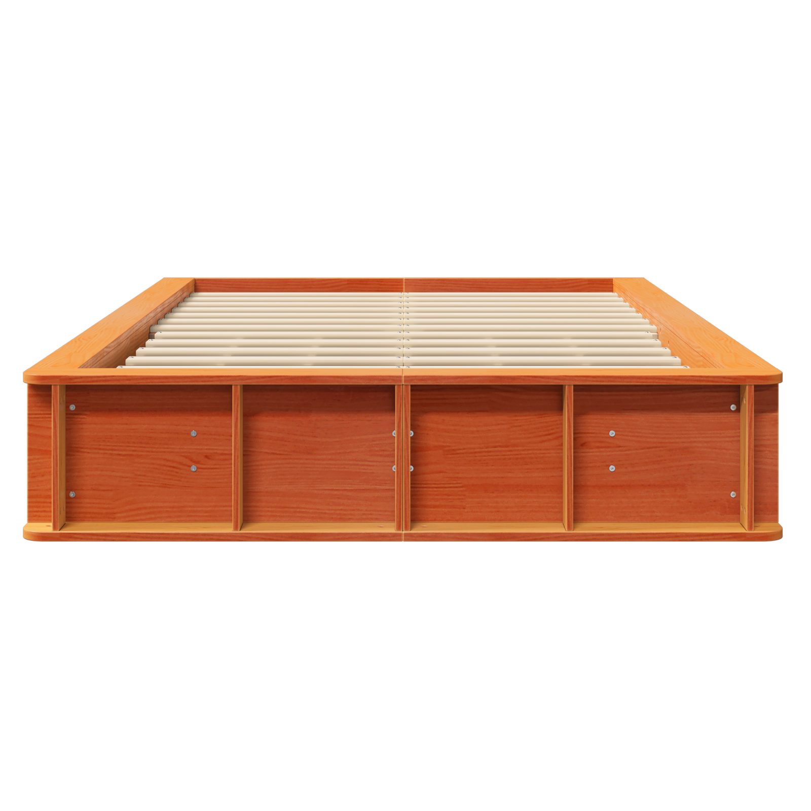 Sengestamme Vokset Brun 120 x 200 cm Massiv furu