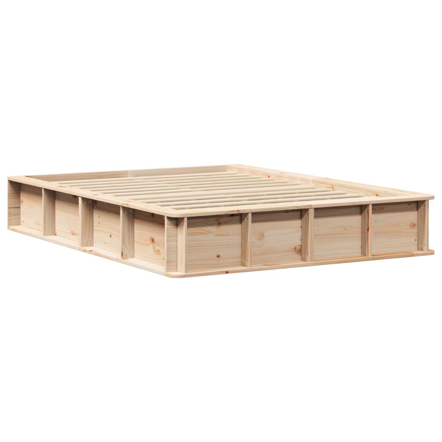 Sengestamme Brun 120 x 190 cm Massiv furu