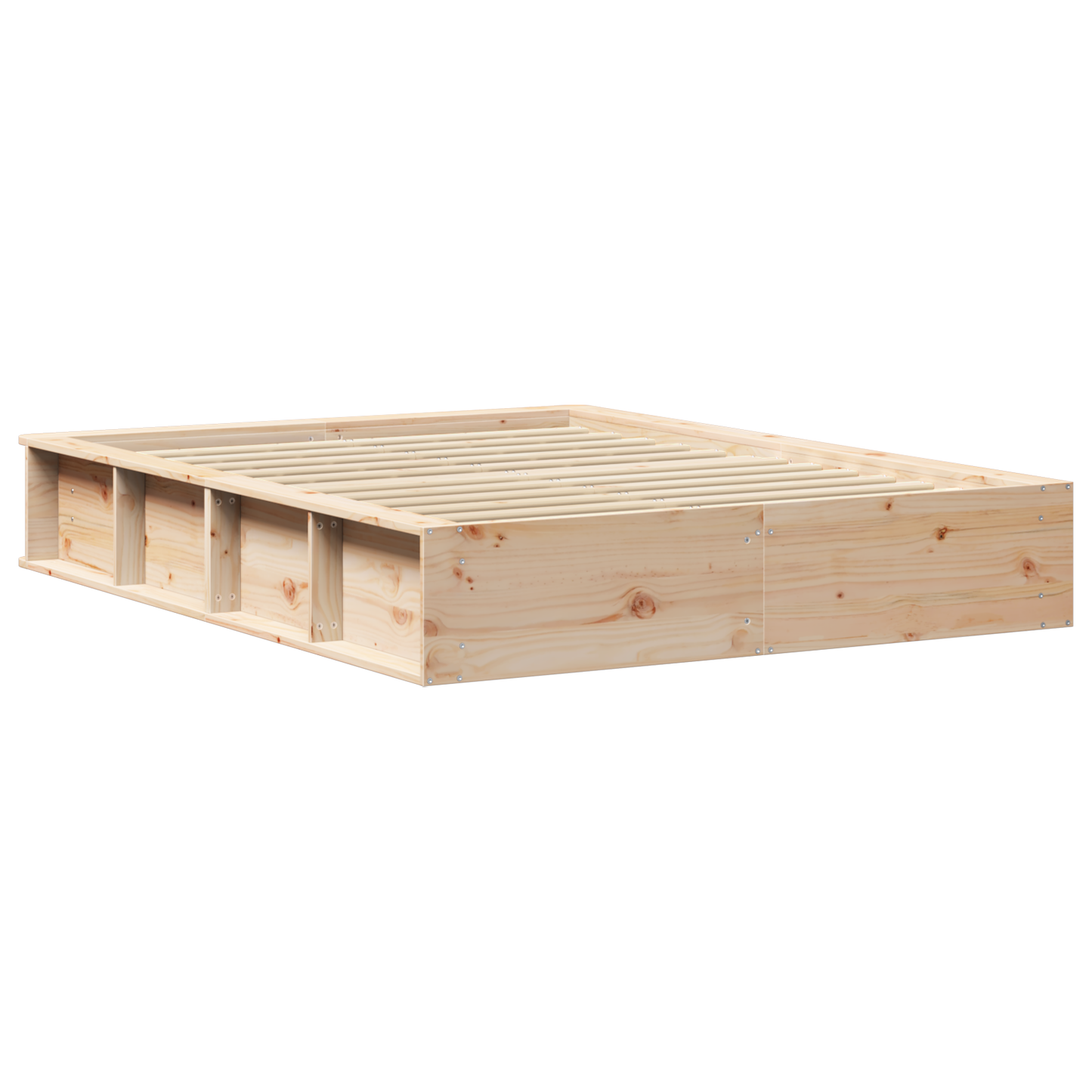 Sengestamme Brun 120 x 190 cm Massiv furu