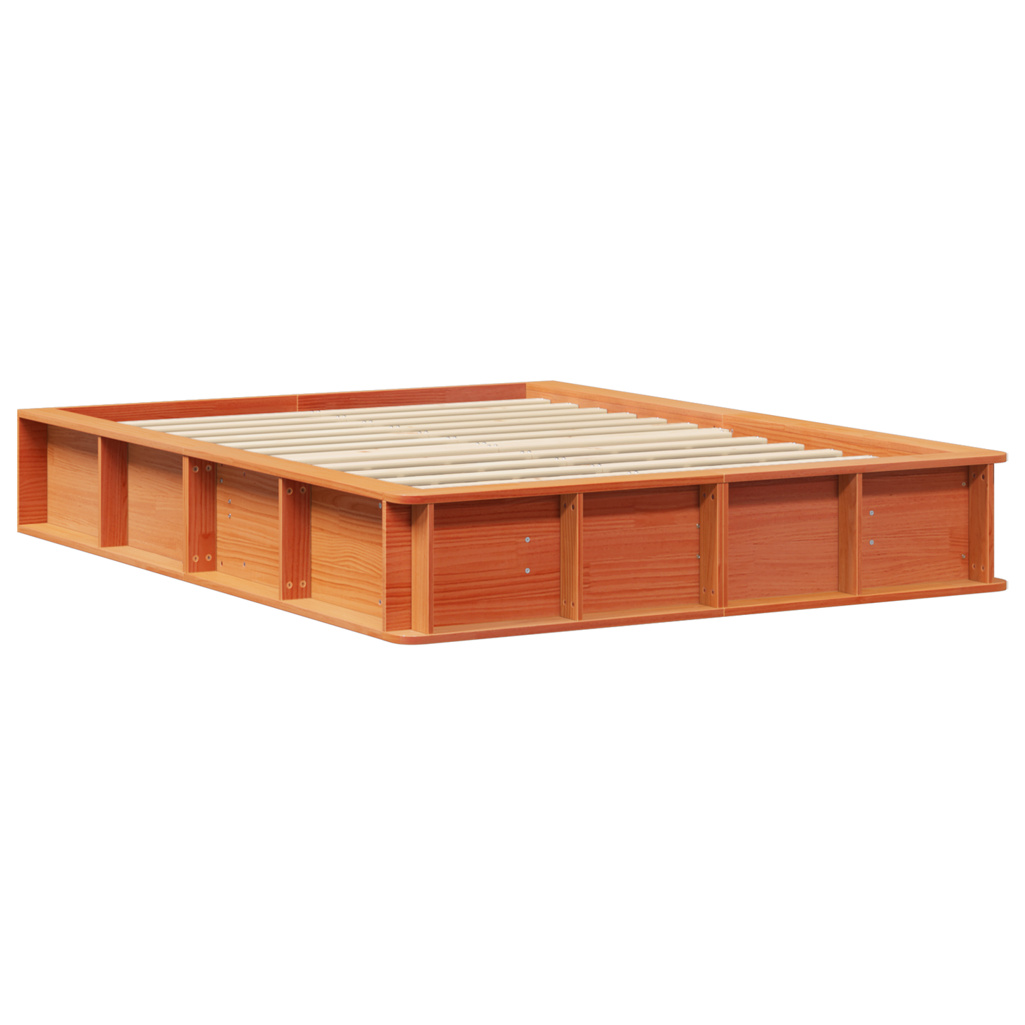 Sengestamme Vokset Brun 120 x 190 cm Massiv furu