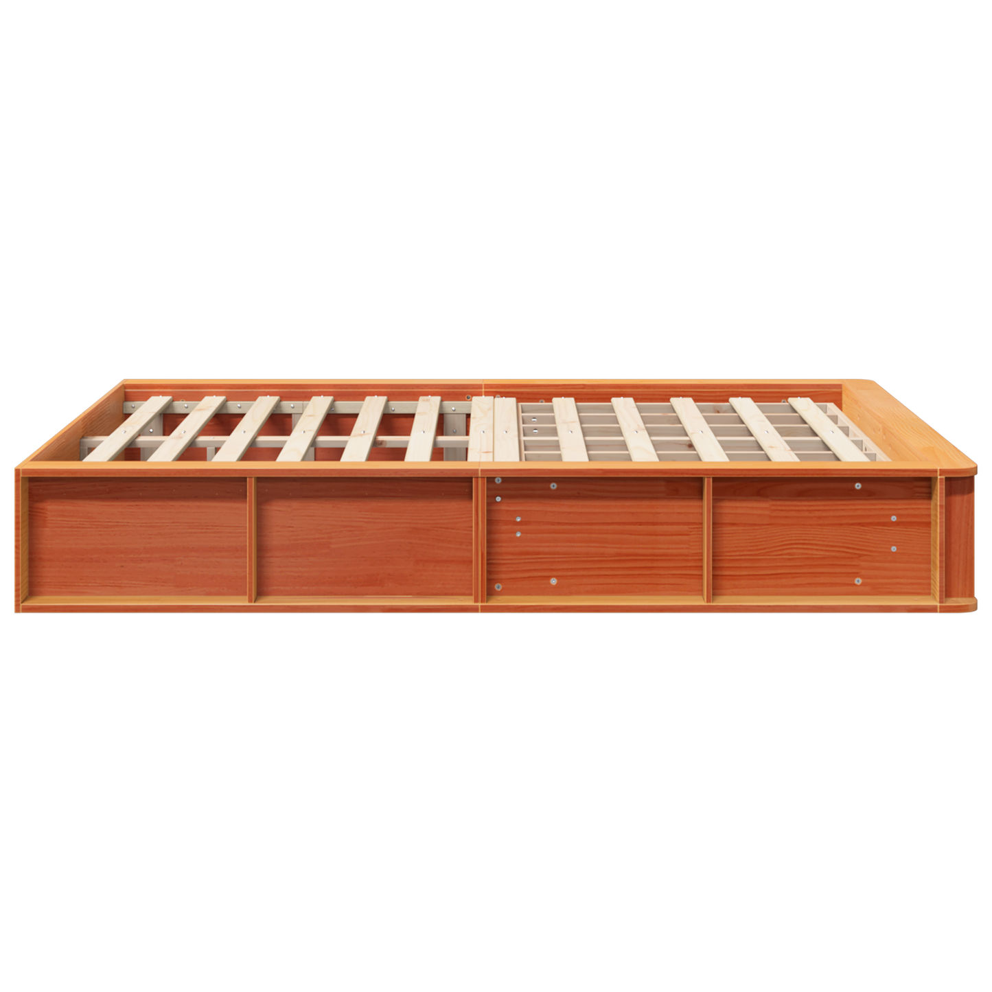 Sengestamme Vokset Brun 120 x 190 cm Massiv furu
