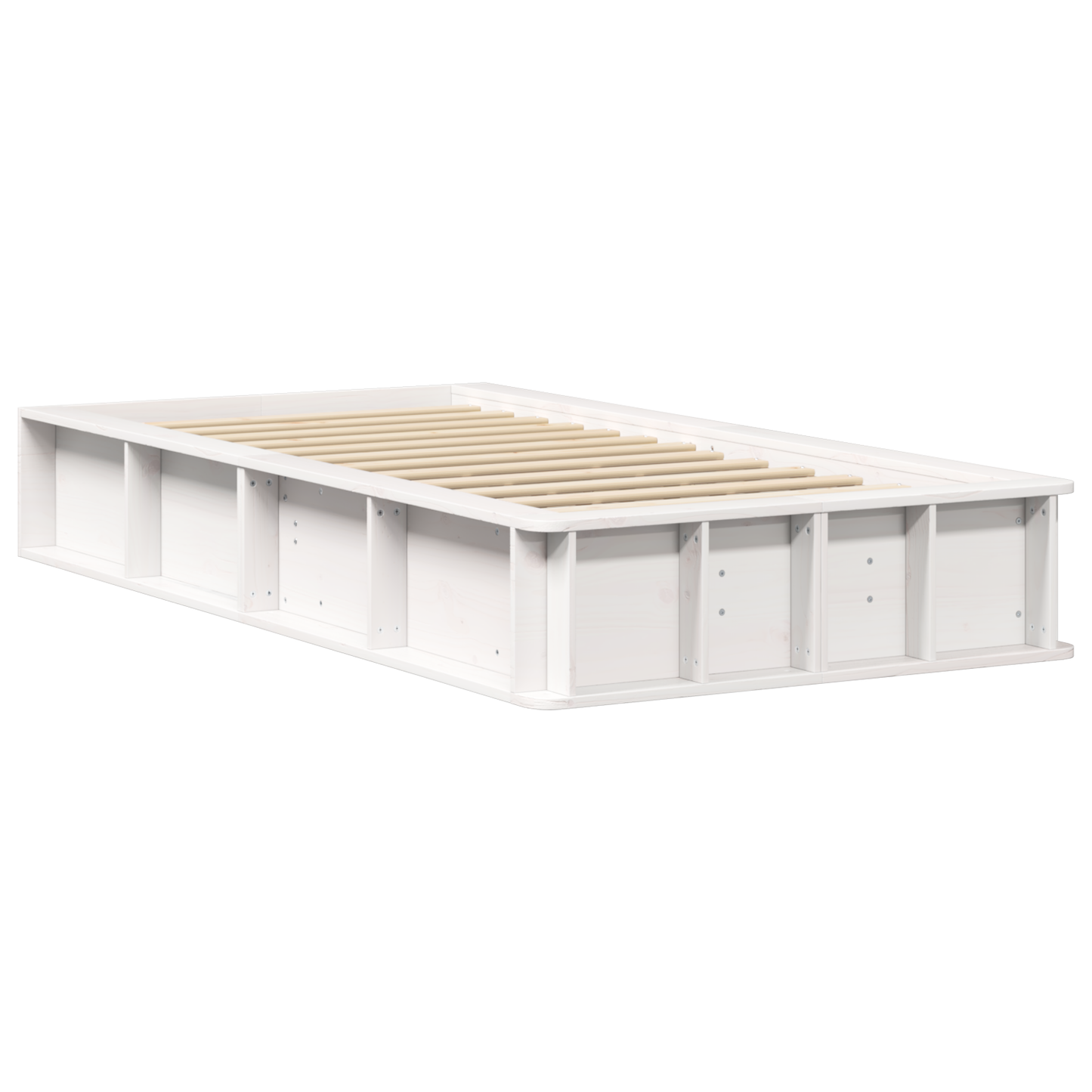 Sengestamme Hvit 100 x 200 cm Massiv furu
