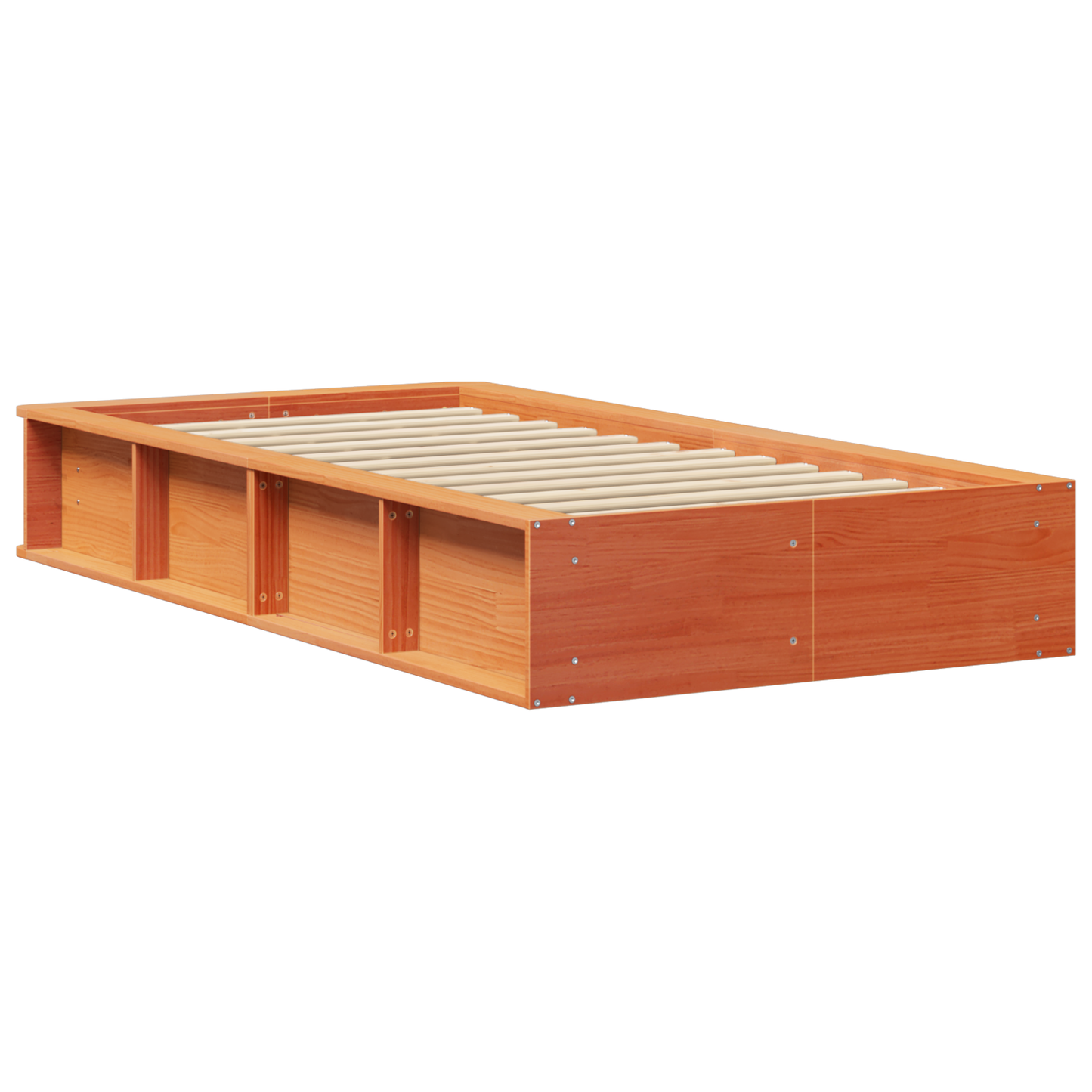 Sengestamme Vokset Brun 80 x 200 cm Massiv furu