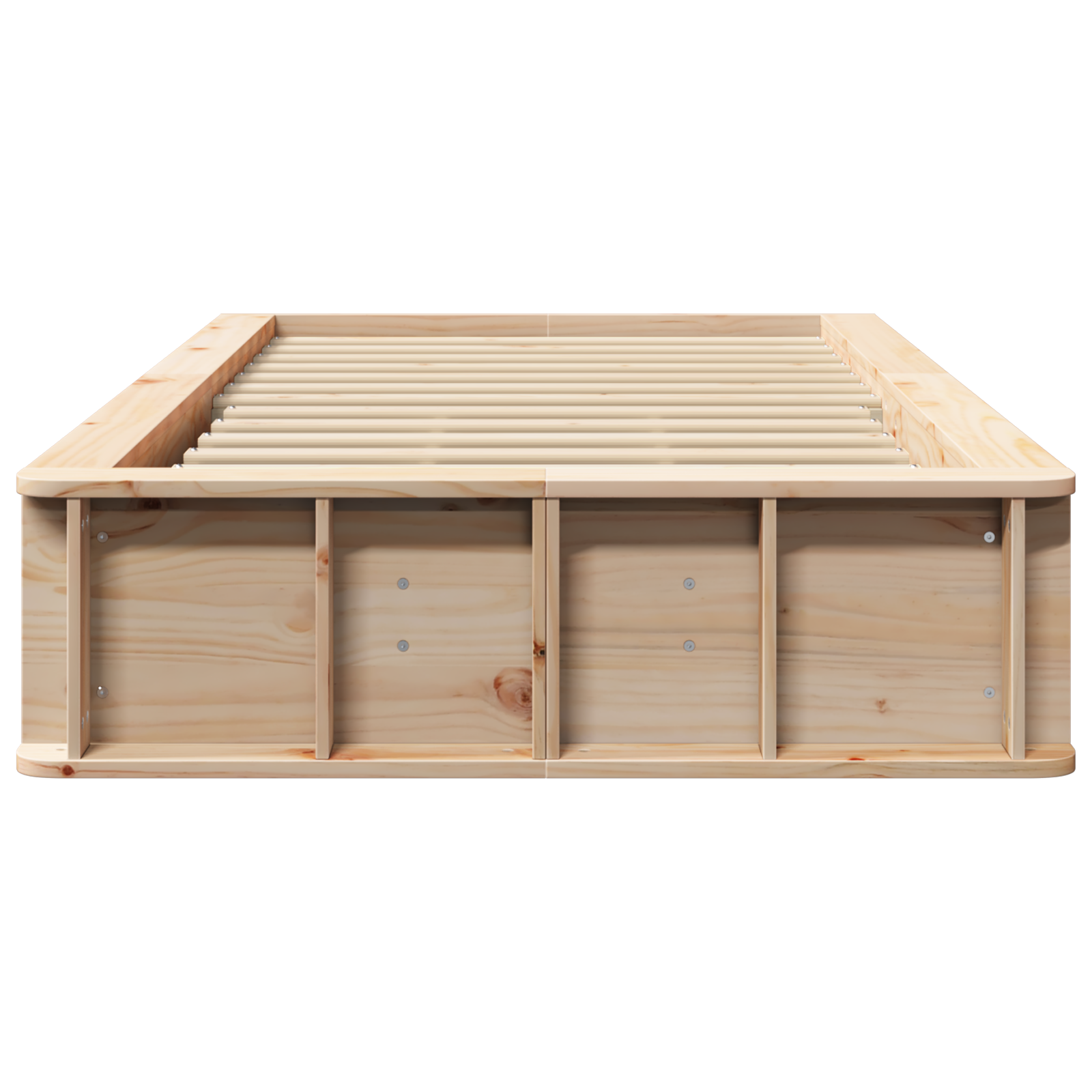 Sengestamme Brun 90 x 190 cm Massiv furu