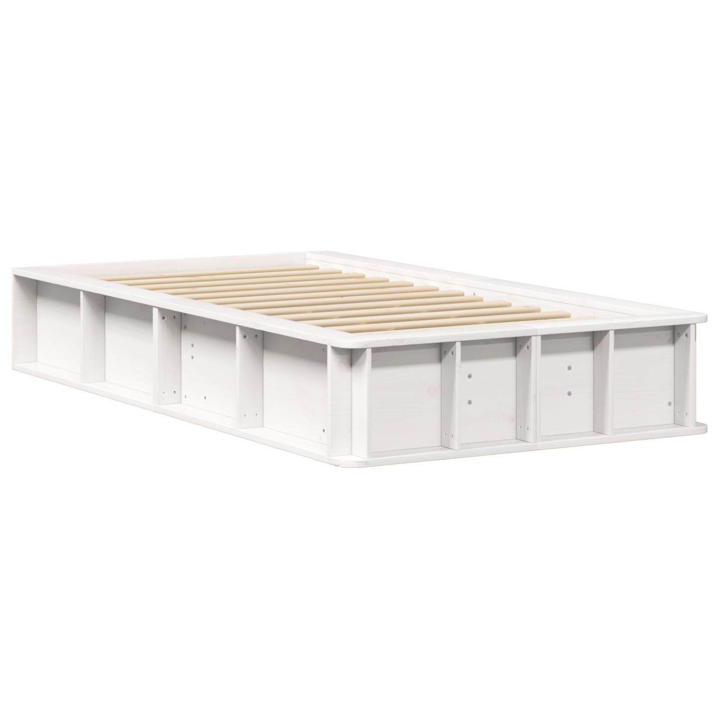 Sengestamme Hvit 90 x 190 cm Massiv furu
