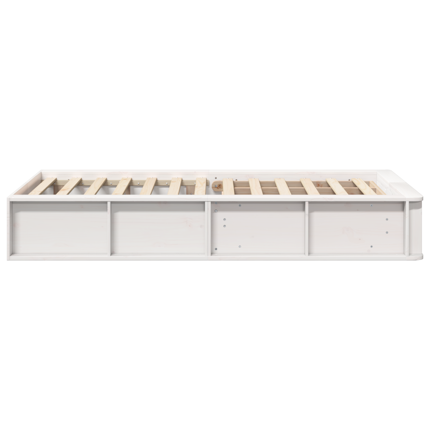 Sengestamme Hvit 90 x 190 cm Massiv furu