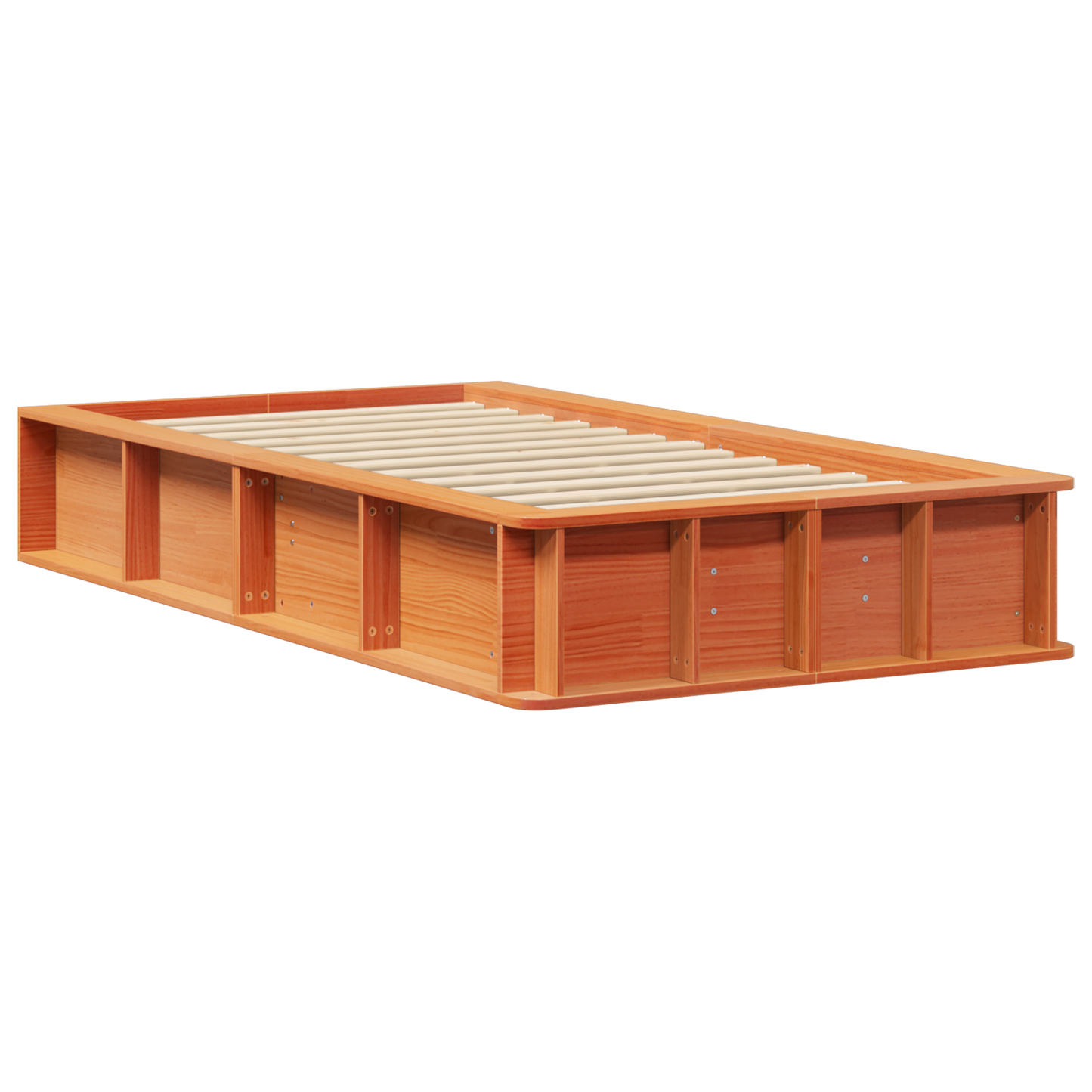 Sengestamme Vokset Brun 90 x 190 cm Massiv furu