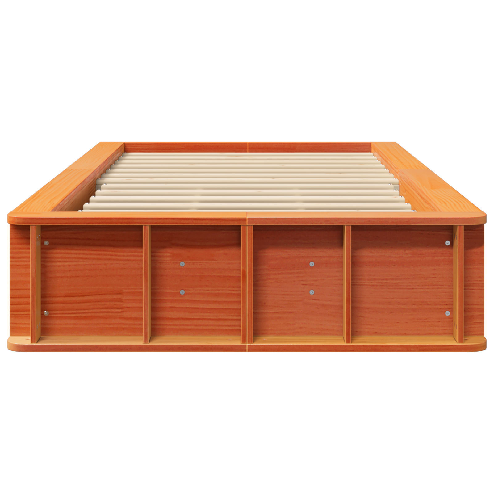 Sengestamme Vokset Brun 90 x 190 cm Massiv furu