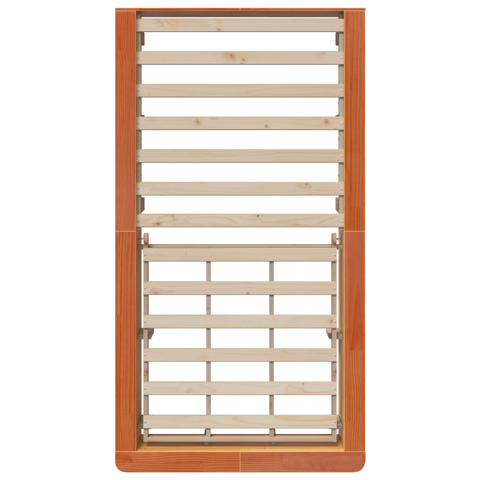 Sengestamme Vokset Brun 90 x 190 cm Massiv furu