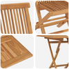 Hage Spisegruppe 3 pcs Brun Heltre teak