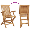Hage Spisegruppe 3 pcs Brun Heltre teak