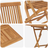 Hage Spisegruppe 3 pcs Brun Heltre teak