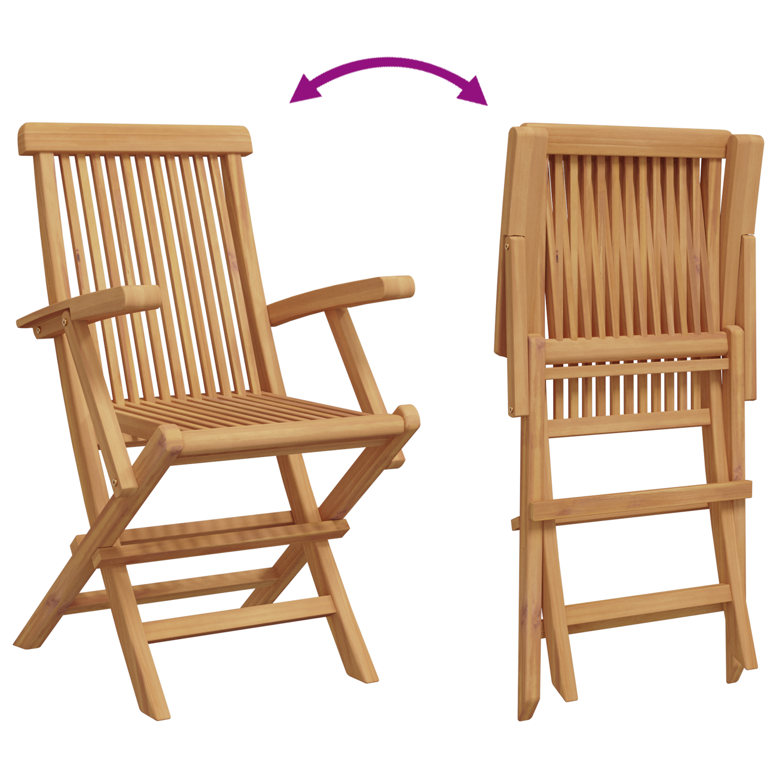 Hage Spisegruppe 3 pcs Brun Heltre teak
