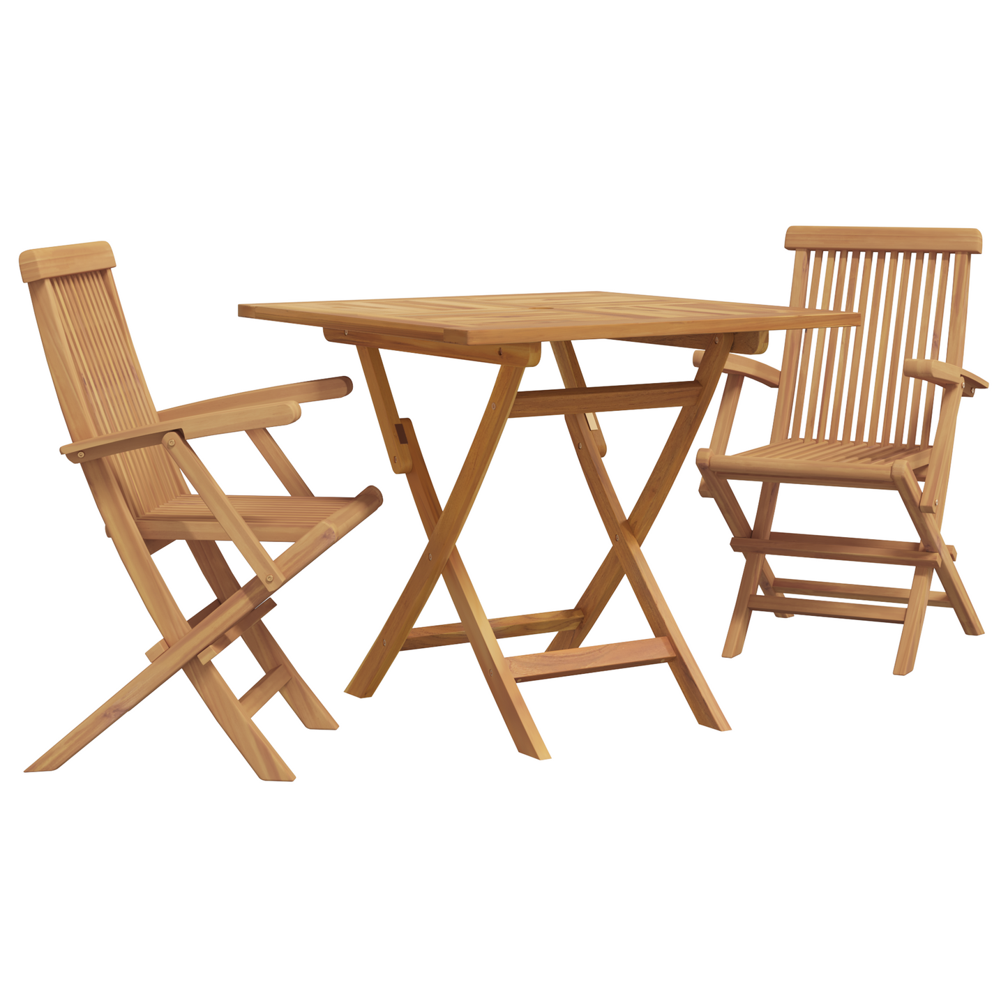 Hage Spisegruppe 3 pcs Brun Solid akasietre
