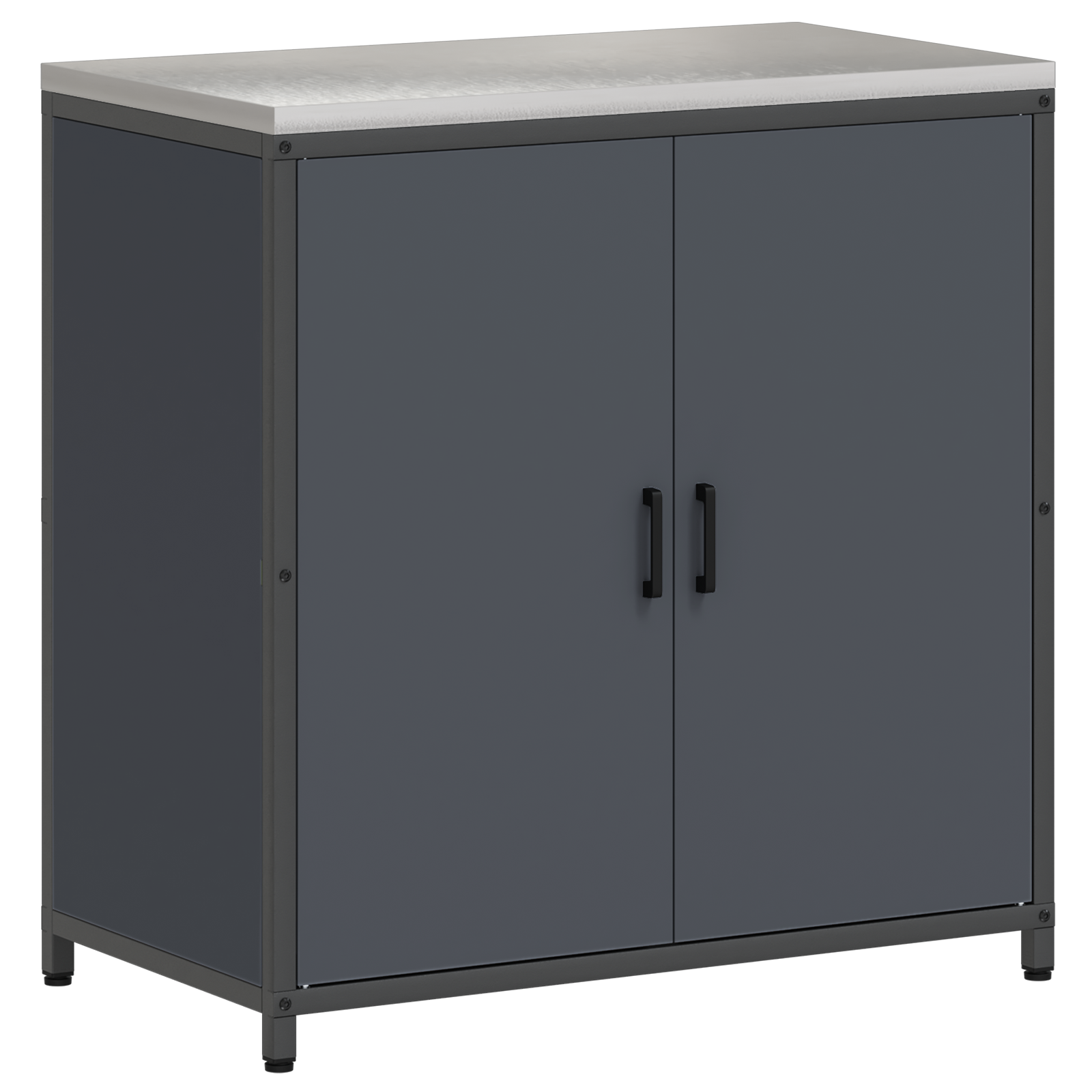 Kjøkkenoppbevaringssett 2 pcs Antrasitt 180 x 50 x 92 cm