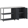 Kjøkkenoppbevaringssett 2 pcs Antrasitt 180 x 50 x 92 cm