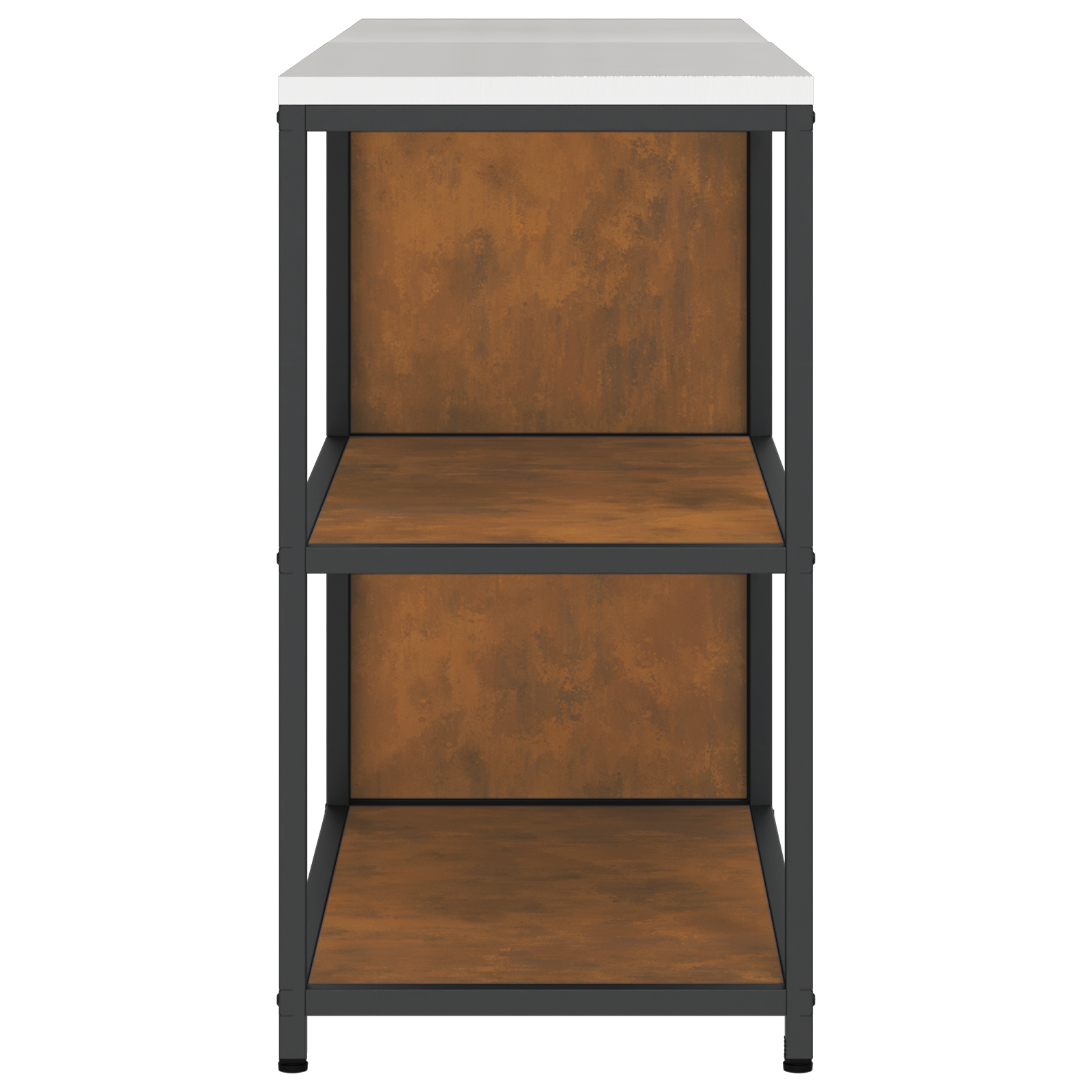 Kjøkkenoppbevaringssett med hylle 2 pcs Rusten 180 x 50 x 92 cm
