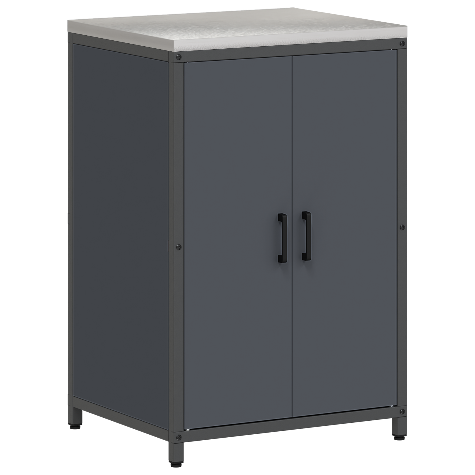 Kjøkkenoppbevaringssett 2 pcs Antrasitt 120 x 50 x 92 cm