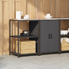 Kjøkkenoppbevaringssett 2 pcs Antrasitt 120 x 50 x 92 cm