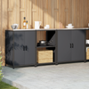 Kjøkkenoppbevaringssett Annet 3 pcs Antrasitt 210 x 50 x 92 cm