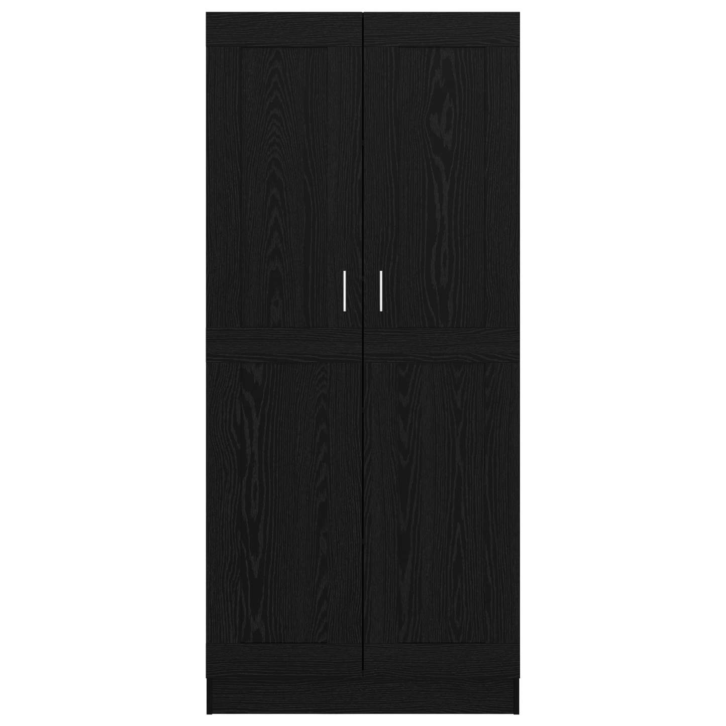 Bokskap Svart Eik 82,5 x 30,5 x 185 cm Konstruert tre