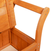 Hagemøbel for Oppbevaring Brun 119 x 76 x 44cm Heltre furu