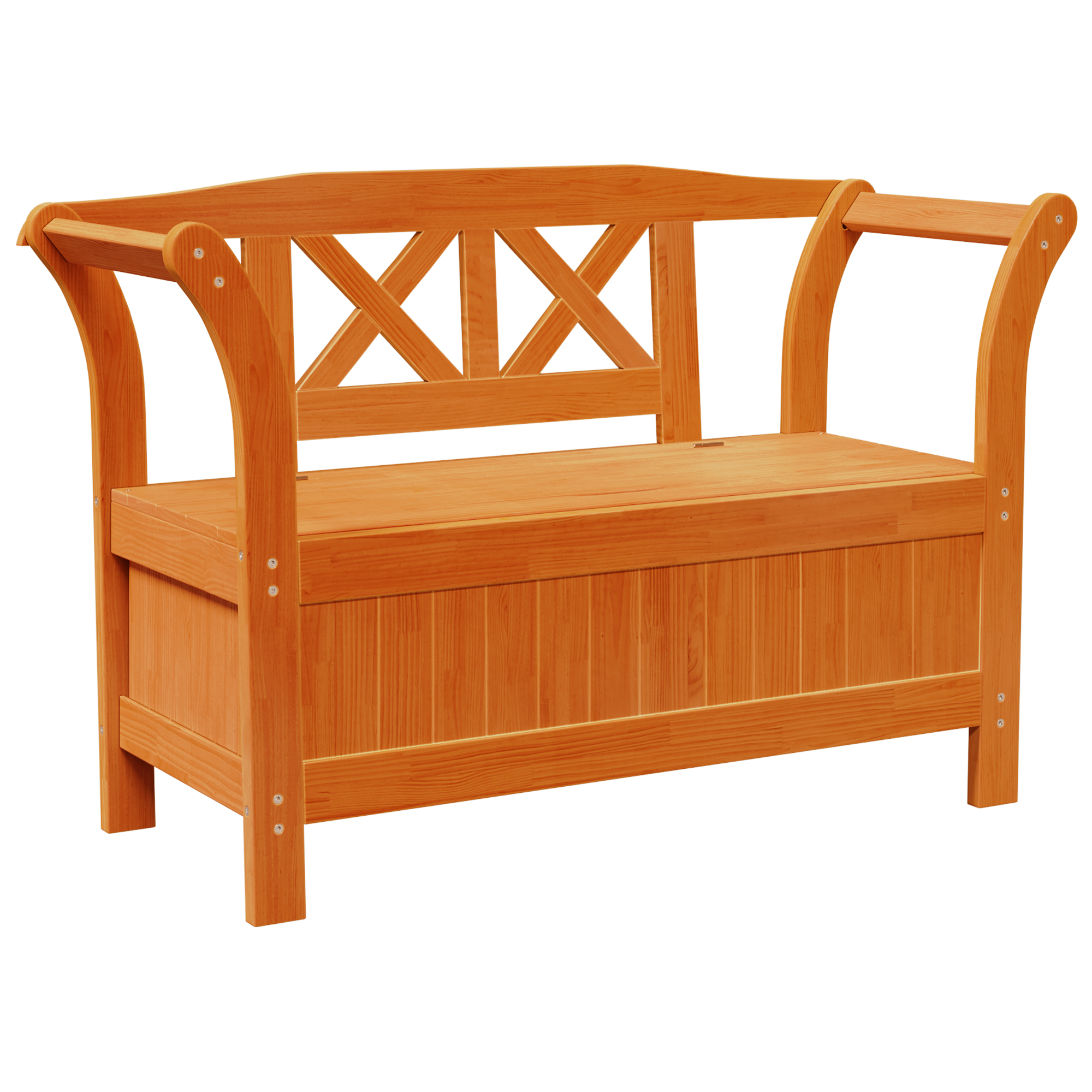 Hagemøbel for Oppbevaring Brun 119 x 76 x 44cm Heltre furu