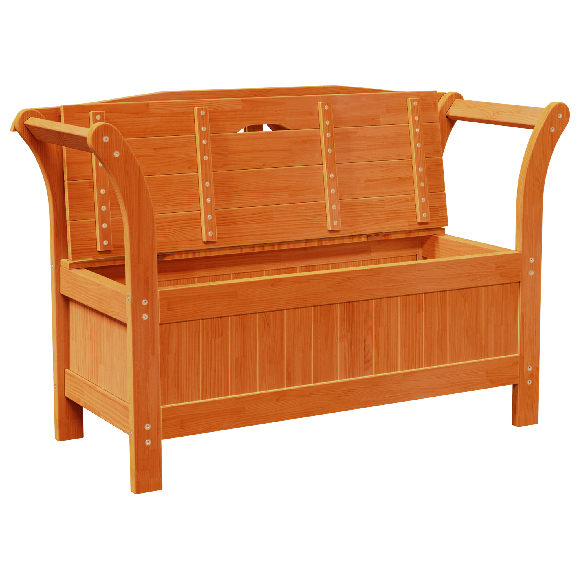 Hagemøbel for Oppbevaring Brun 119 x 76 x 44cm Heltre furu