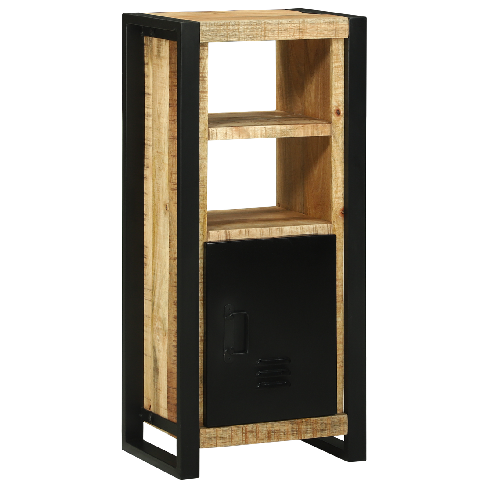 Baderomskap med hylle Brun 40 x 30 x 90 cm Massivt mangotre