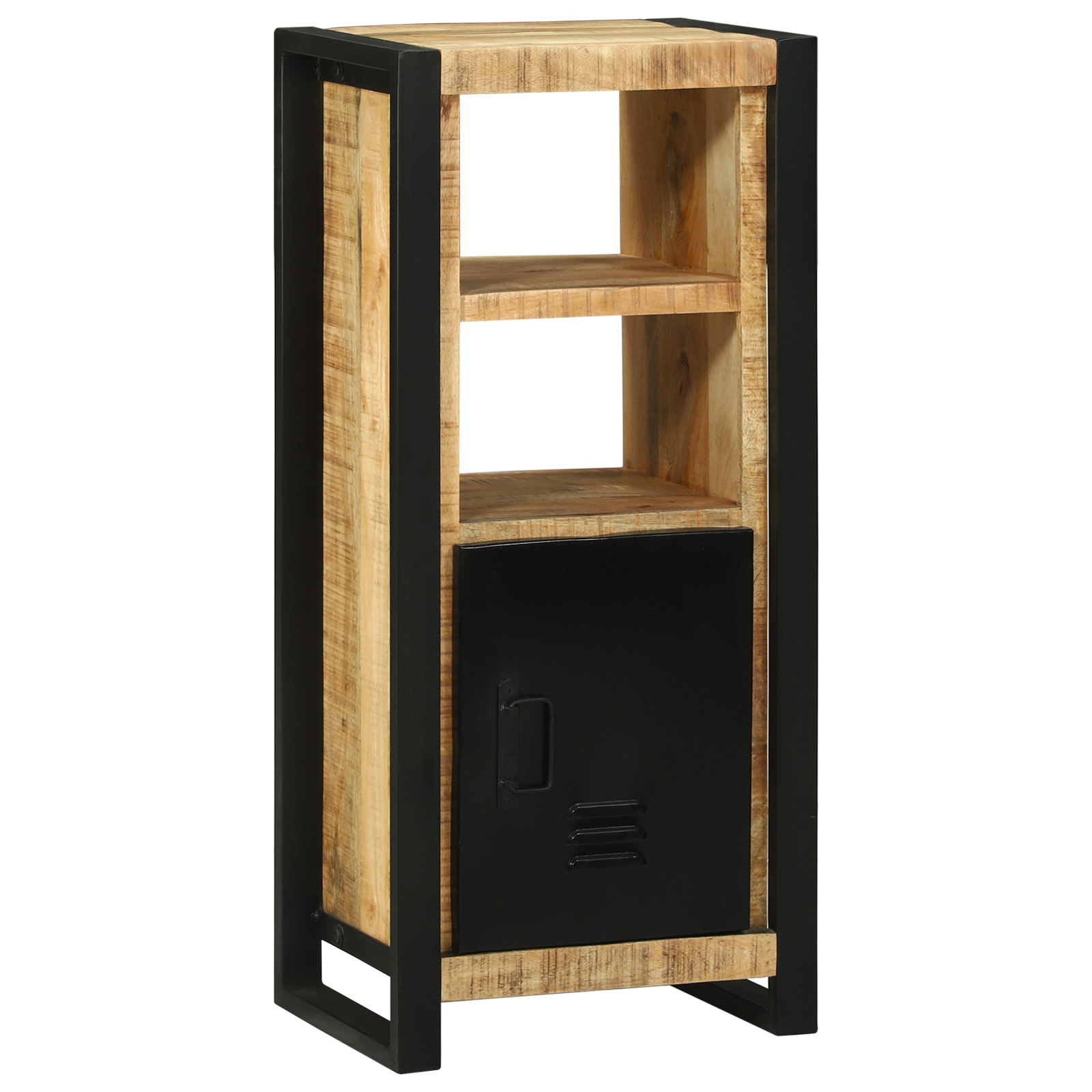 Baderomskap med hylle Brun 40 x 30 x 90 cm Massivt mangotre