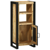 Baderomskap med hylle Brun 40 x 30 x 90 cm Massivt mangotre