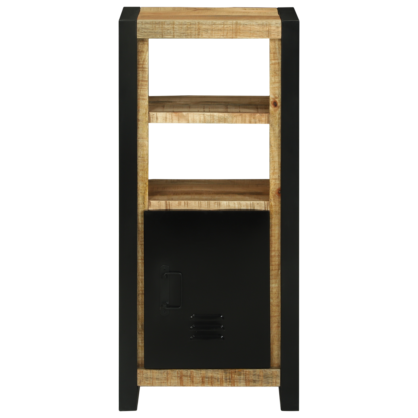 Baderomskap med hylle Brun 40 x 30 x 90 cm Massivt mangotre